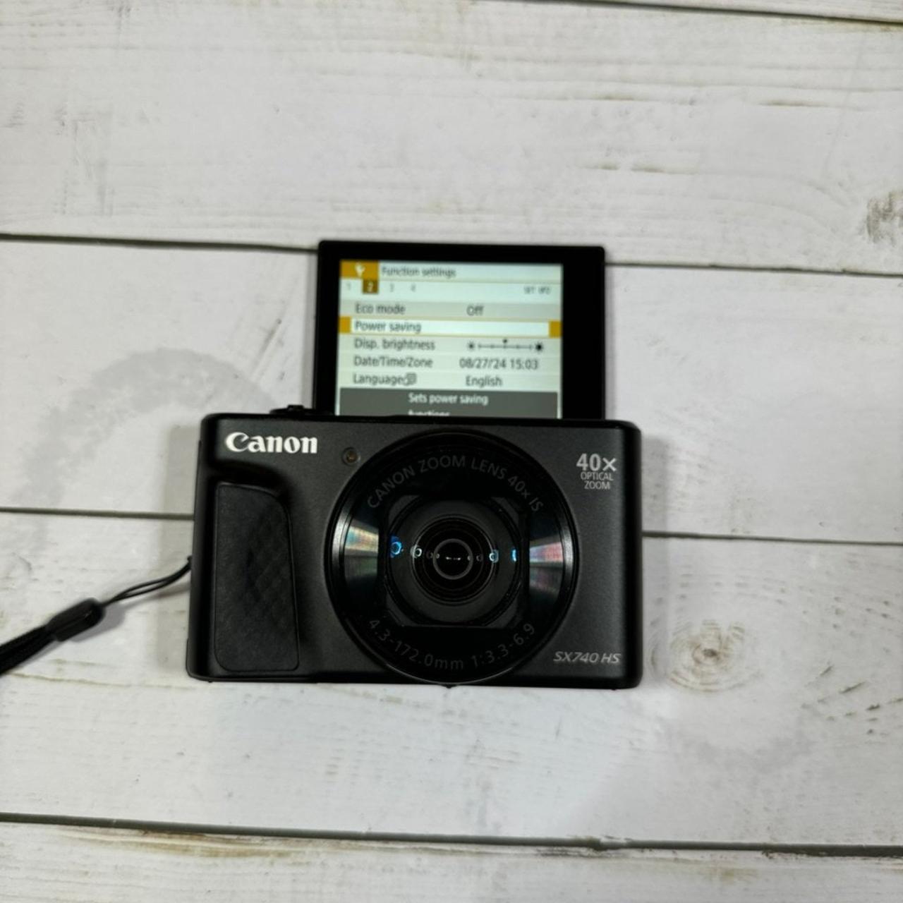 Camera Can PowerShot SX740 HS Black Cameras-and-accessories