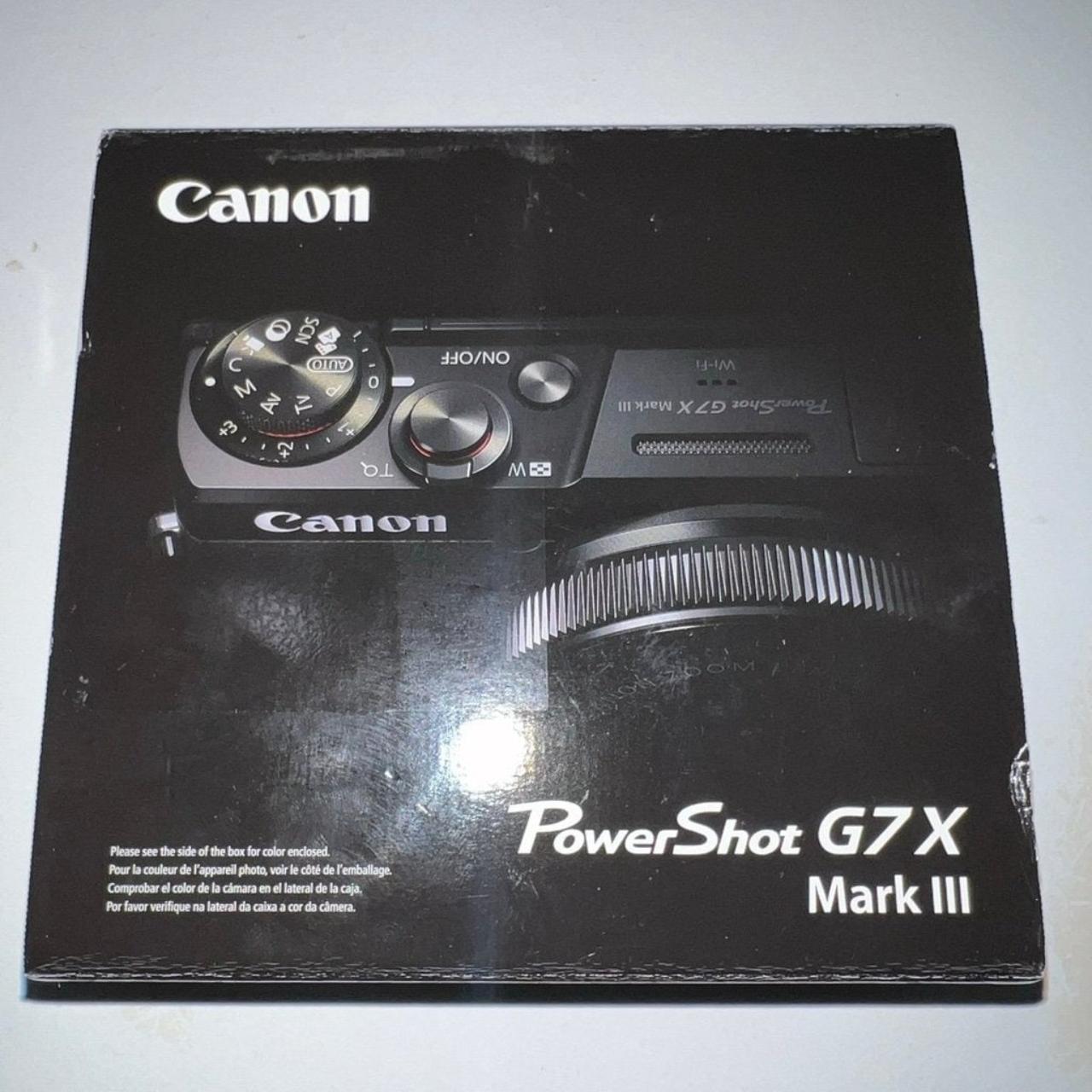 Camera Can G7X Mark III Black Cameras-and-accessories