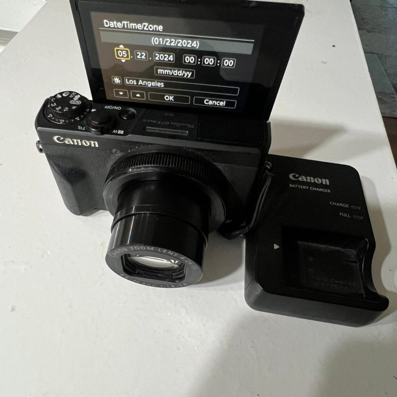 Camera Can G7X Mark III Black Cameras-and-accessories