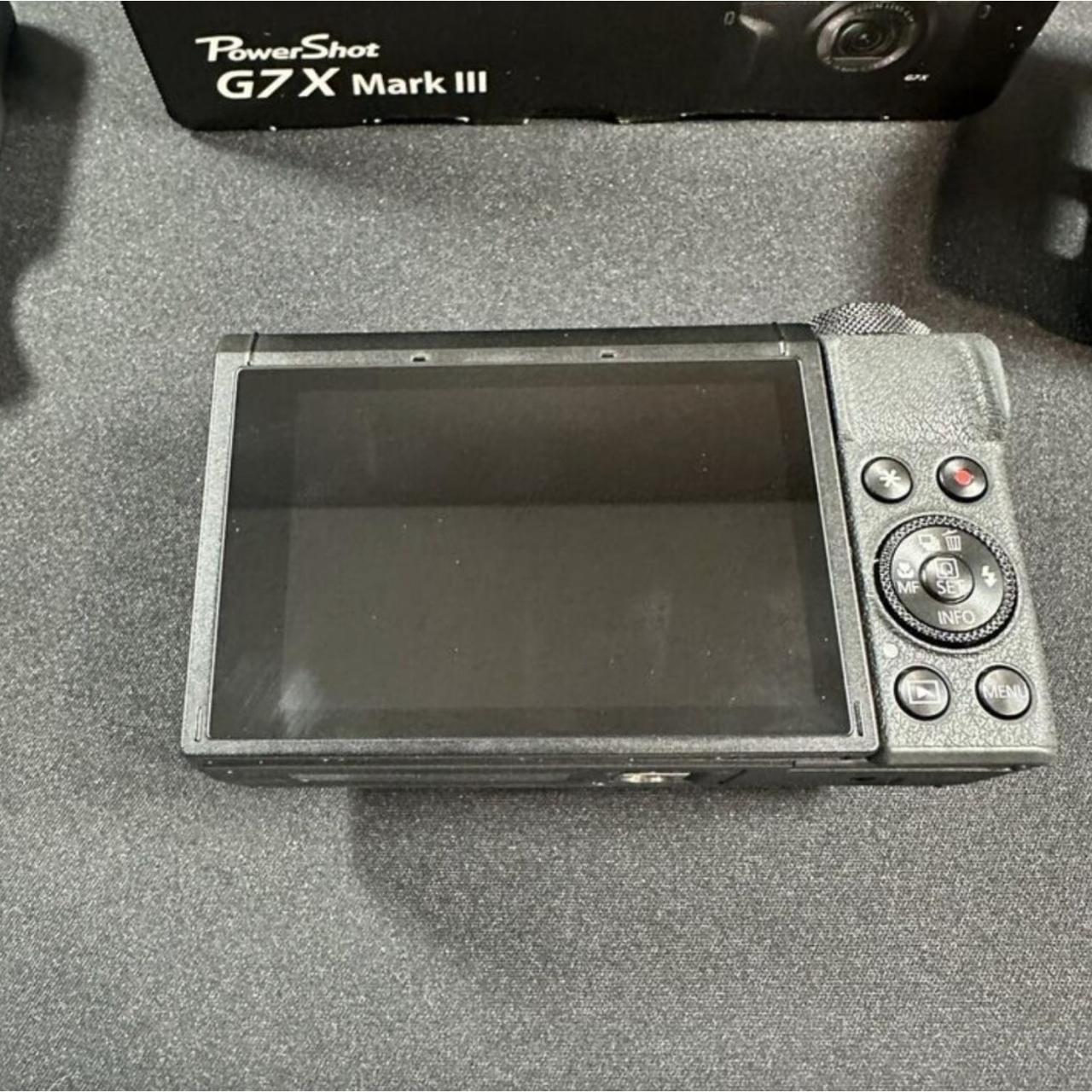 Camera Can PowerShot G7 X Mark III Digital Camera BLACK With Extras