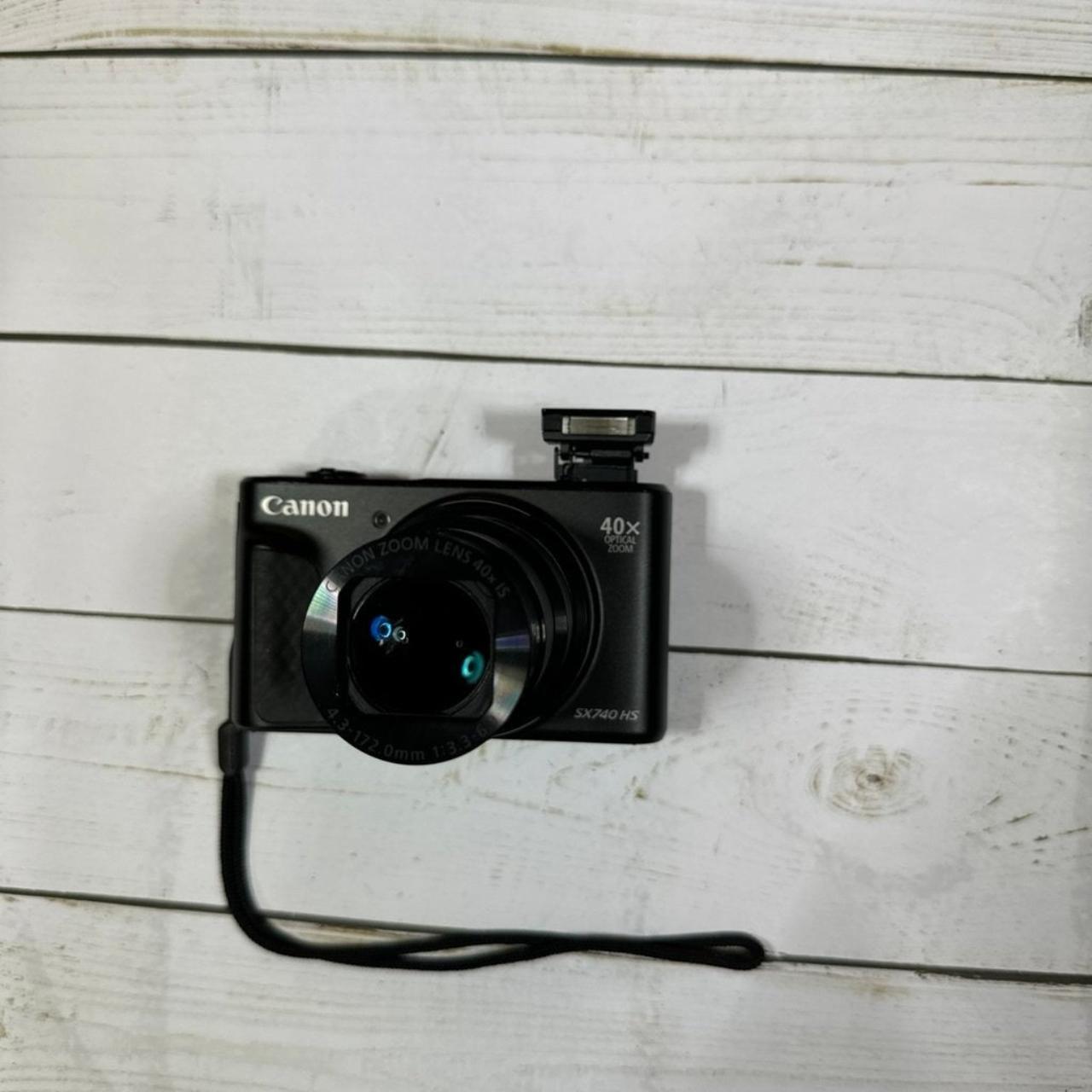 Camera Can PowerShot SX740 HS Black Cameras-and-accessories