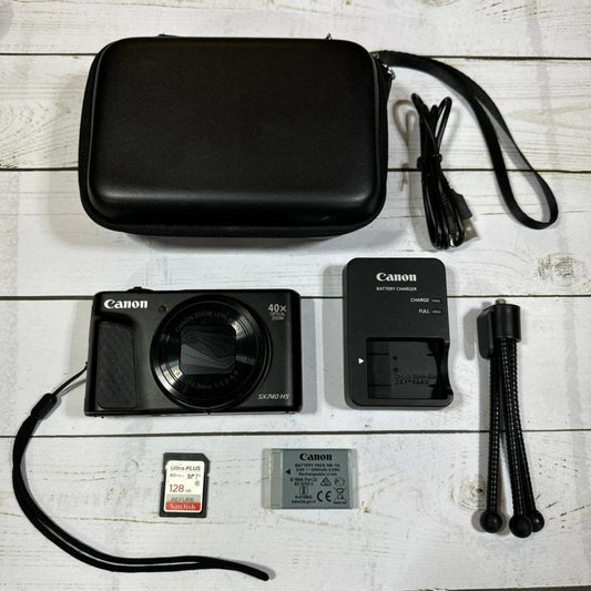Camera Can PowerShot SX740 HS Black Cameras-and-accessories