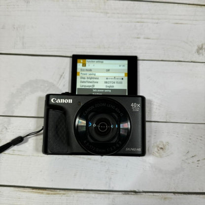 Camera Can PowerShot SX740 HS Black Cameras-and-accessories