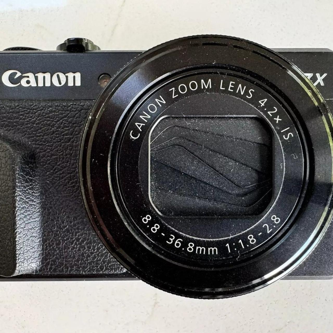 Camera Can PowerShot G7X Mark II Digital Black Cameras-and-accessories