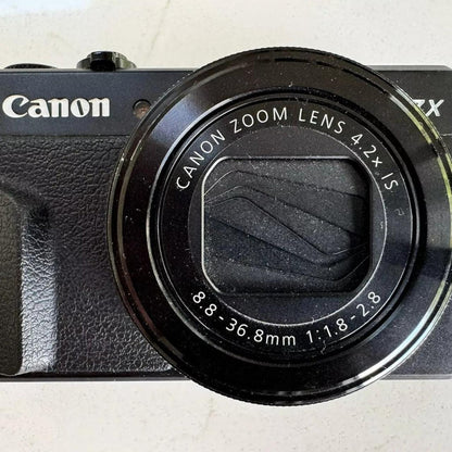 Camera Can PowerShot G7X Mark II Digital Black Cameras-and-accessories