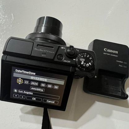 Camera Can G7X Mark III Black Cameras-and-accessories