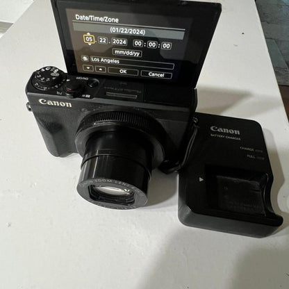 Camera Can G7X Mark III Black Cameras-and-accessories